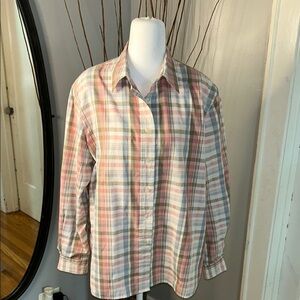 Allison Daley Pink and Green Camisole Top